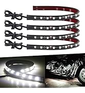 Car Led Strip Lights 32CM Waterproof Led Light Strips for Cars Motorcycles Golf Cart Interior & E...