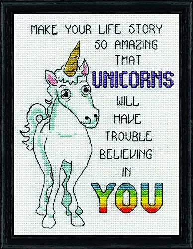 Image of Unicorns Counted Cross Stitch Kit