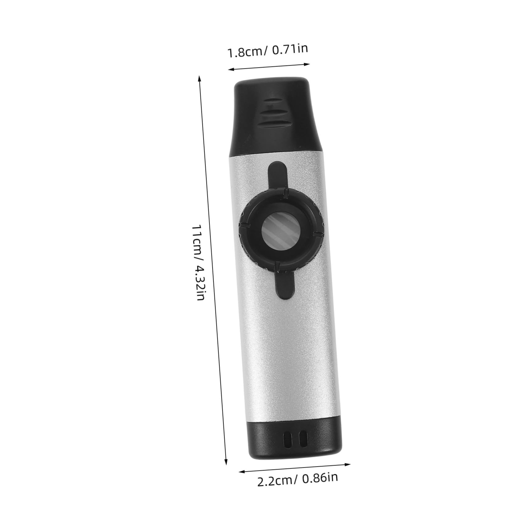 Kazoo Mini Instrumento para Principiantes Electrónico Modelo 83 Plata