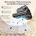 Lubluelu Milbensauger 3in1 für Matratzen, 18KPa Starke Saugleistung, Matratzenreiniger gegen Milben, Staub und Allergene, Handstaubsauger für Bett, Sofa, Polster und Textilien (Grau)