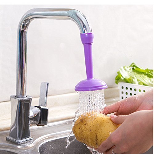 HR CREATION Kitchen Faucet Plastic Adjustable Tap Extender, Sink Tap