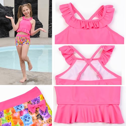 Image of CHILDRENSTAR Little Girls Tankini Swimsuit 2 Pieces Bathing Suit for Kids