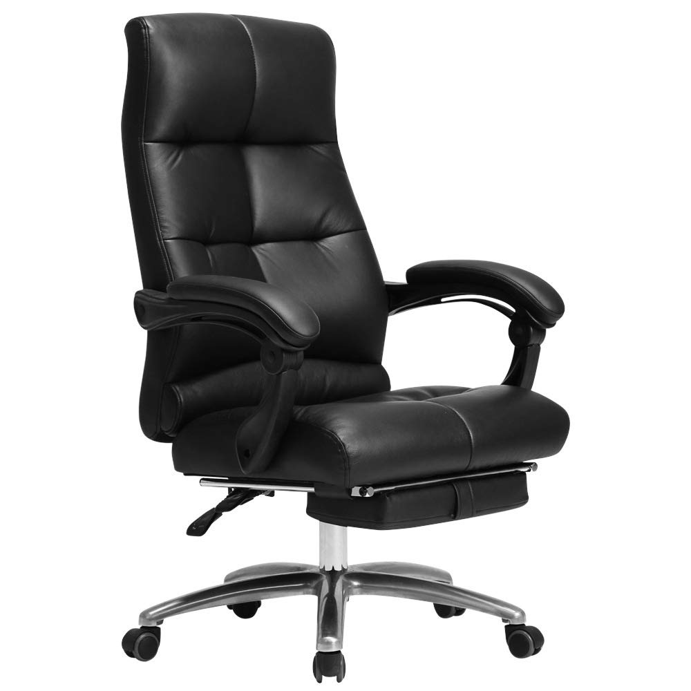 WDSOPK High Back Executive Office Chair with Ergonomic Armrests Swivel and Back Function
