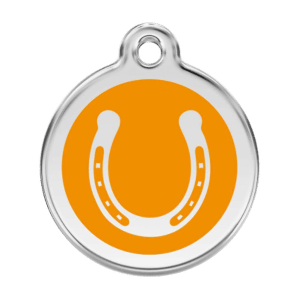 RedDingo enamel pet id tag, small, 