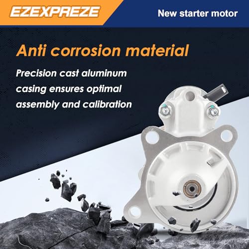 Image of Ezexpreze 19247 New Starter Motor Replacement for 13-17 Ford F150 5.0 2014 F150 6.2, 13-19 F250 F350 6.2, 13-19 E350, 13-14 Expedition E150 E250 Lincoln Navigator, 13-19 F450 F550 F59 F53 6.8 V8 V10