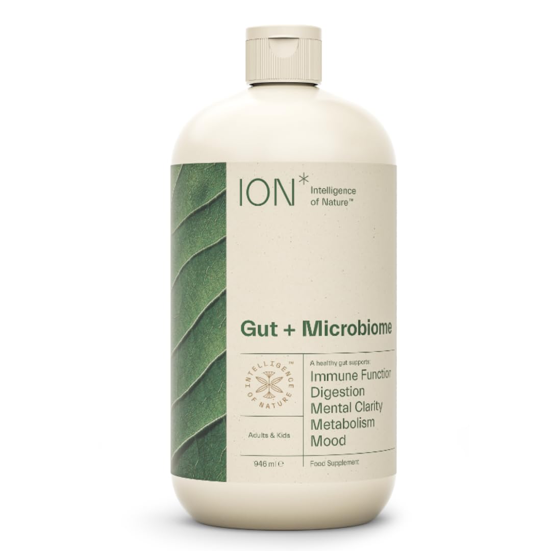 ION*Gut Health | Promotes Digestive Wellness, Strengthens Immune Function, Alleviates Gluten Sensitivity, Enhances Mental Clarity | 2-​Month Supply (32 oz.)