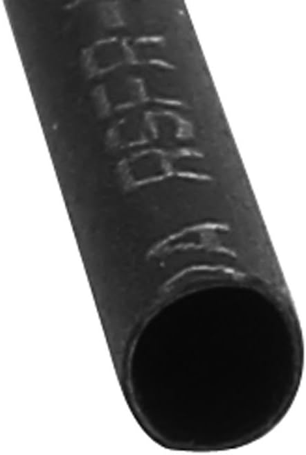 sourcingmap Polyolefin 13M Length 2mm Dia Heat Shrinkable Tube Sleeving Black - Image 3