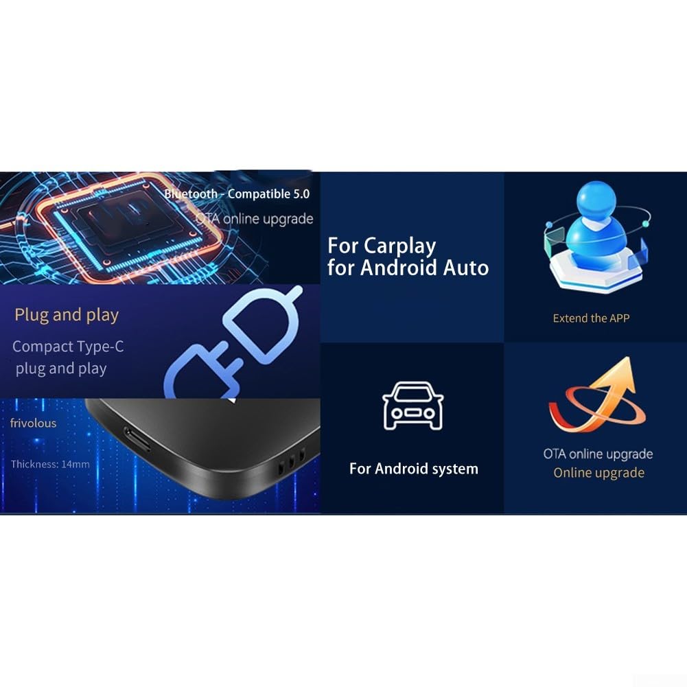 Efficiente per Carplay Box 13 TV Cars Facile accesso alle app di intrattenimento (2+32G)