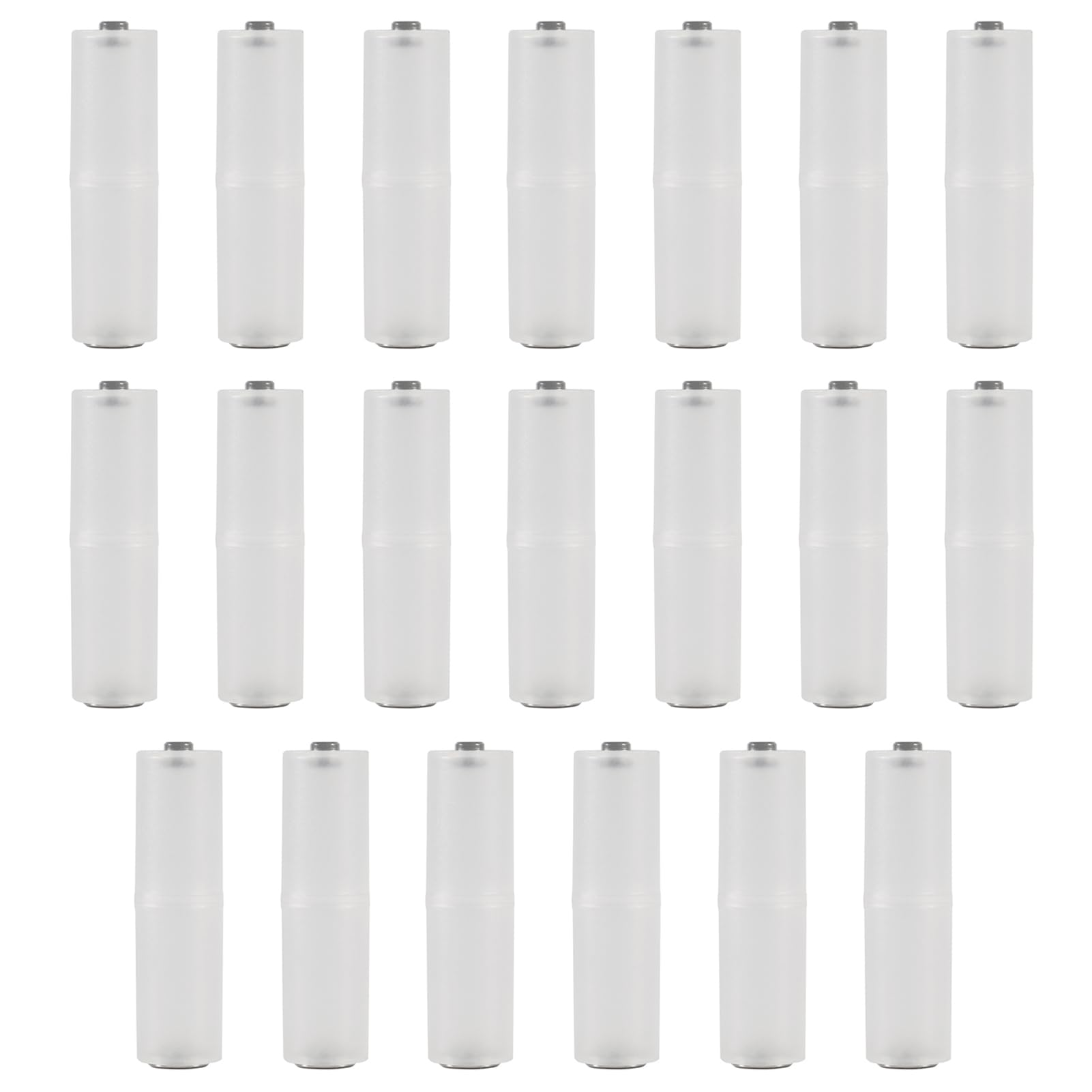 ACEIRMC AAA to AA Battery Adapter AAA to AA Battery Converter Holder Battery Adapter Converter for AAA to AA Battery Clear Color (20pcs)