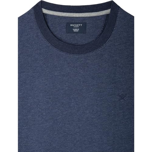 Pull Hackett London Crew Neck en jacquard pour le week-end