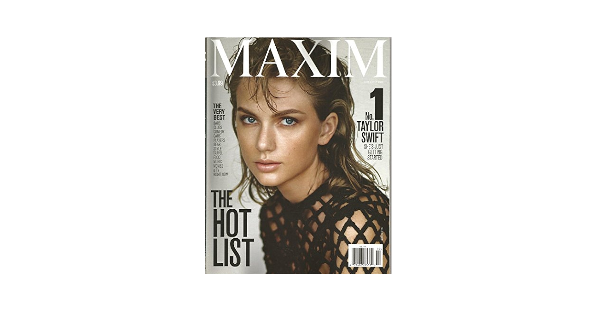 洋書 Maxim jun/july Taylor Swift2015 Taylor Swift on cover of Maxim Magazine July 2015, RARE