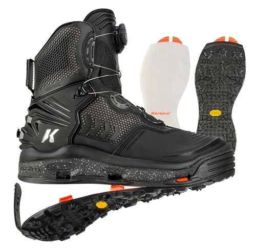 Korkers River Ops Boa Wading Boots - Guide-Caliber Performance with BOA - Includes Interchangeable Soles2