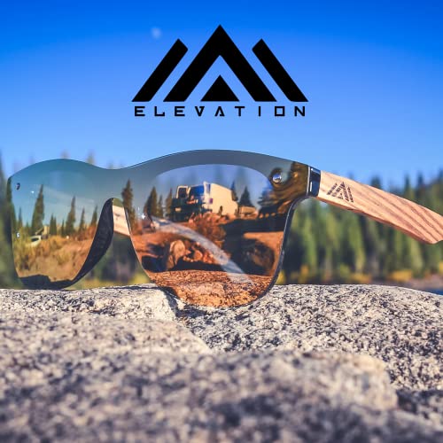Elevation Eyewear - Polarized Reflective Sunglasses - UV400 Protective Eyewear, TURQUOISE2