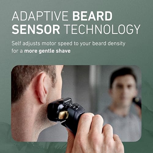 Image of Panasonic Arc5 Electric Razor for Men with Pop-Up Trimmer, Wet /Dry 5-Blade Shaver, Mens Electric Razors for Shaving Face with Intelligent Shave Sensor and 16D Pivoting Head, ES-LV67-K (Black)