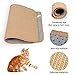 M&MKPET Natural Sisal Cat Scratcher Mat Horizontal Cat Floor Scratching Pad Rug Scratch Pad for Cat Grinding Claws & Protecting Furniture (25.6