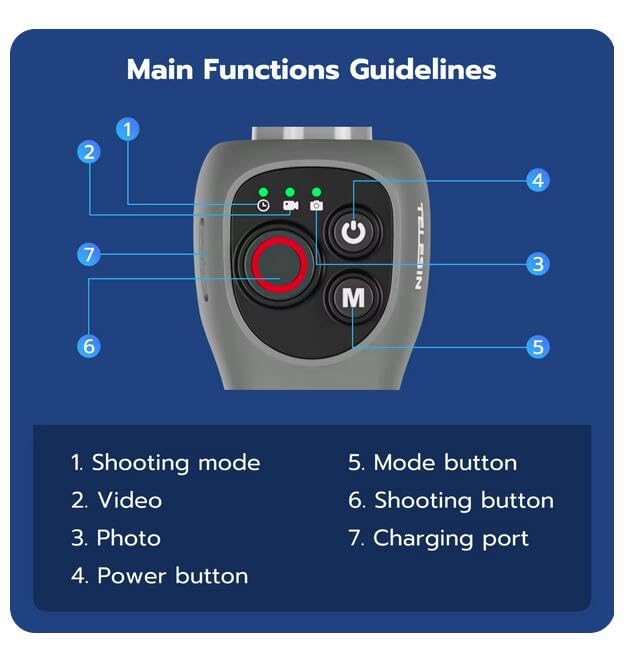Amazon | Gopro Hero 13 12 11 10 9 8 MAX 対応 自撮り棒 防水