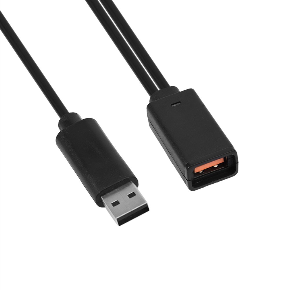 Adattatore per Cavo di Alimentazione USB per Sensore Kinect 360, Ricarica Facile e per più Paesi (Spina UE)