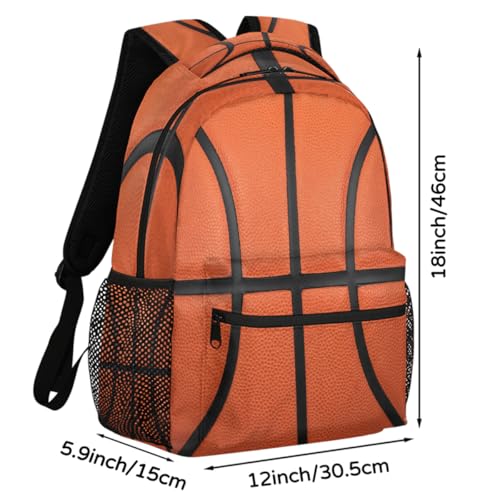 Mochila para laptop de 15.6 pulgadas y baloncesto para estudiantes 2