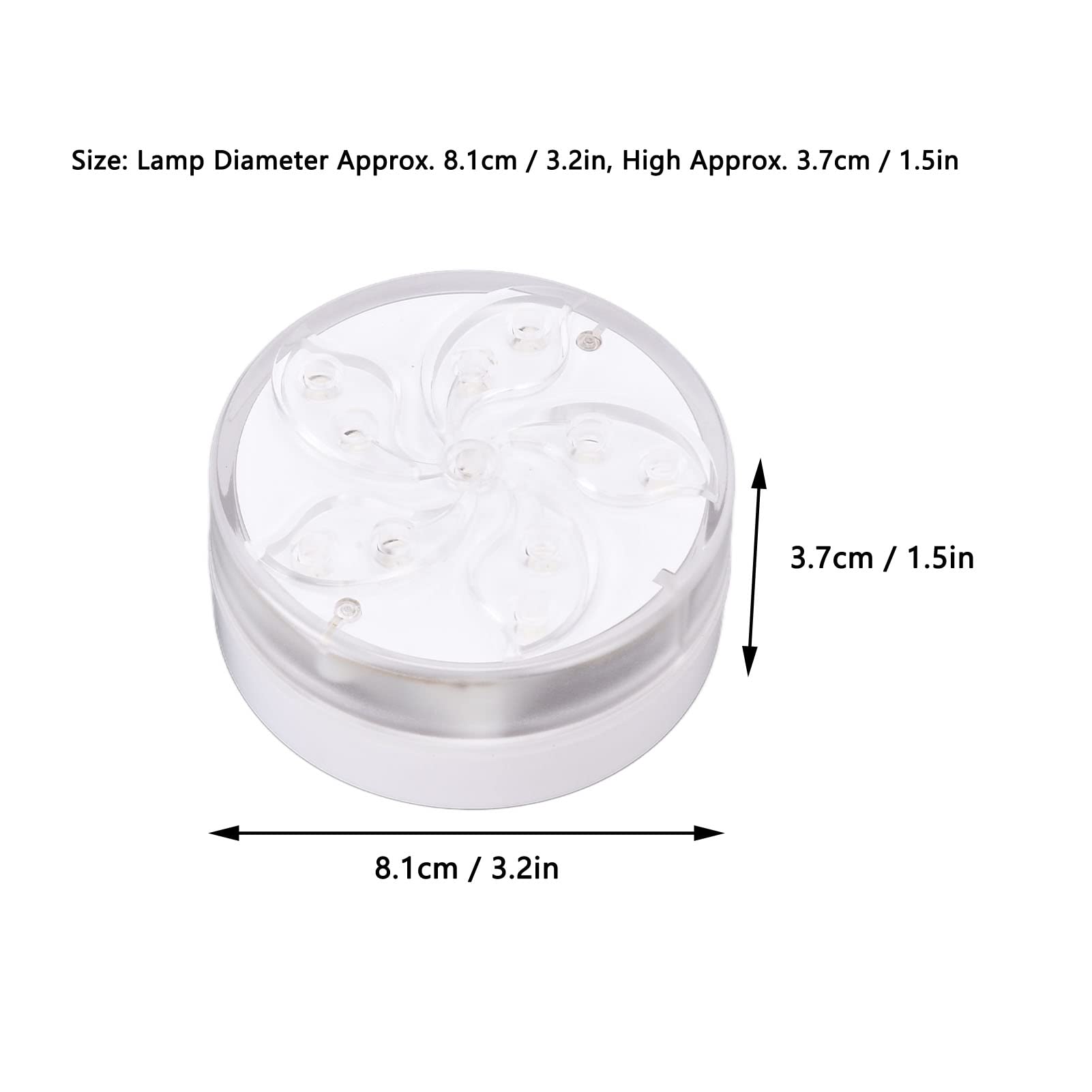 Luci per Piscina a LED, Abbagliante Illuminazione Subacquea per Piscine, Cortili, Vasche da Bagno E Giardini