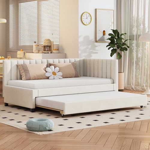 Solido e stabile: questo letto imbottito permette di dormire tranquillamente perché è supportato da una robusta rete a doghe che può sopportare fino a 120 kg in tutto il letto.