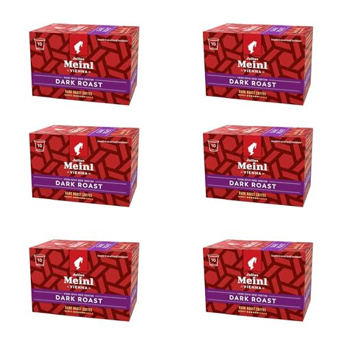 Julius Meinl Keurig Pods - Espresso Dark Roast Coffee K Cups 60 Count - Bulk Value Office Pack - Intense Viennese Austrian Coffee Pods