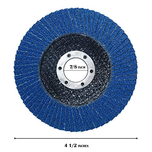 image for UltraOutlet 28 Pack 4 1/2 Inch Flap Disc Angle Grinder Sanding Disc 40