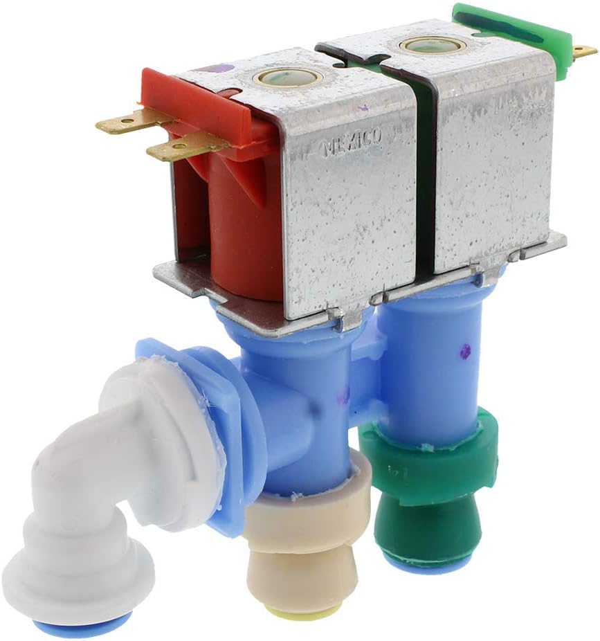Edgewater PartsW10341329, WPW10341329, AP6019940, PS11753251 Water Inlet Valve Compatible With Whirlpool Refrigerator (Fits Models: 596, JFX, KRF, MFT, WRV And More)
