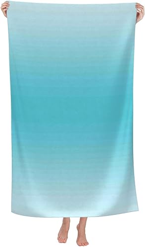 Miniatura 3 de Yioniii Toalla de playa con patrón de rodajas de limón verde, sin arena, de secado rápido, extra grande, ligero, viajes, para adultos, accesorios de