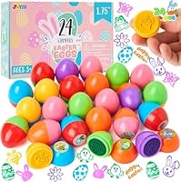 JOYIN 24 Stück Stempel Set, Spielzeug für Ostereier Jagd Spiel, Thema Party, Stuff, Osternkorb Stuffers Füllstoffe, Ostern Briefmarken Geschenke, Klassenzimmer Preis