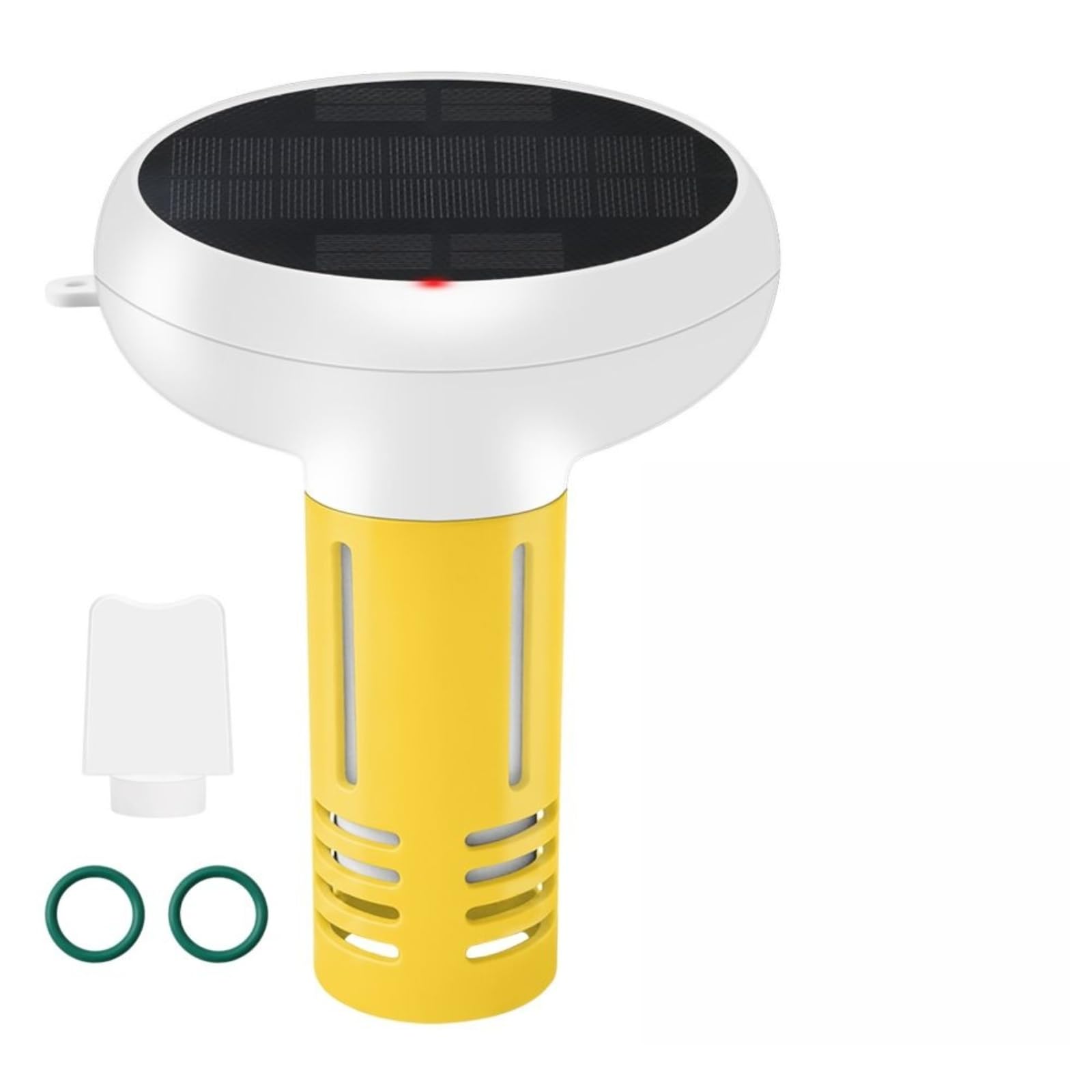 Analizador de Piscina 7 en 1 Flotante con Carga | IP67, Recargable, Anticorrosivo, Libre de Cables, Alertas, Historial de Datos, Sin Tiras Reactivas