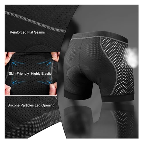 Shorts Ciclismo Hombre Verano Con Gel Amortiguador miniatura 5