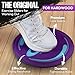 Gliding Discs for Working Out - Exercise Sliders for Hardwood Floors 1 Pair Purple, Authentic Workout Sliders Disc for Full Body Resistance Workout, Includes 4 Streaming Video Workouts