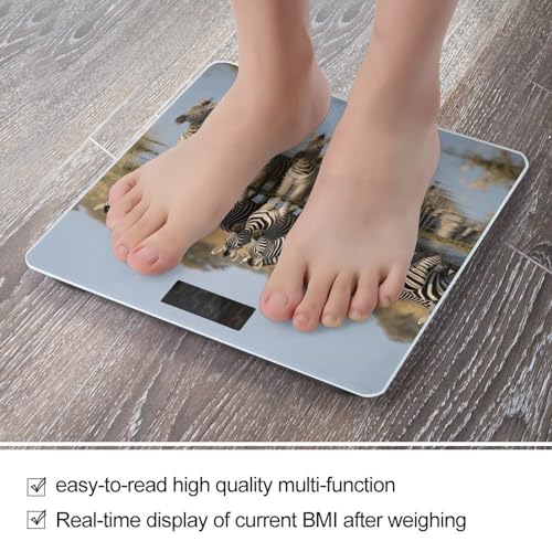 Báscula de Baño Digital con Pantalla LCD y Vidrio Templado miniatura 5