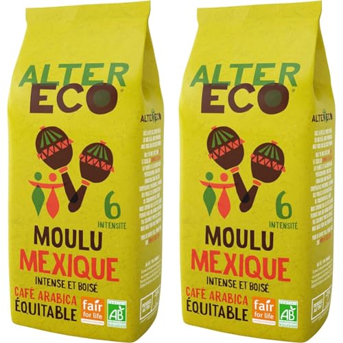 ALTER ECO - Café Moulu Mexique - Café Arabica Bio - Issu du Commerce...