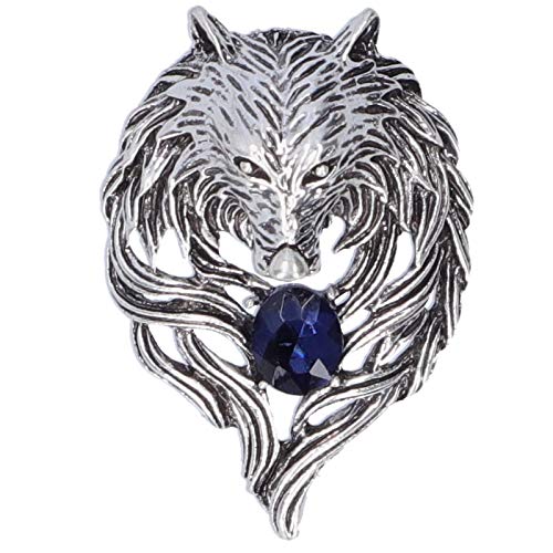 Broche caballero Vintage, accesorios de ropa geniales de plata para hombres, joyería, fiesta de invierno de Navidad, regalos Unisex