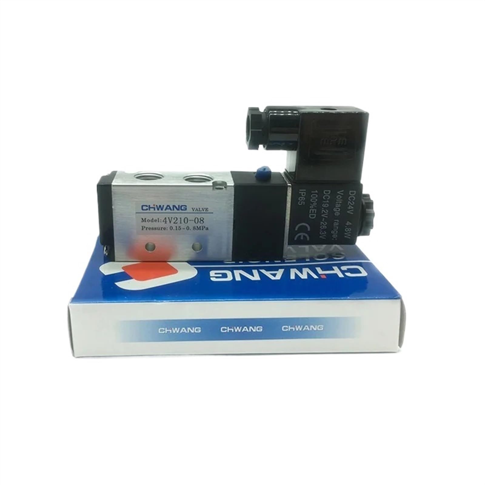 Vanne pneumatique solénoïde à commutation rapide 5/2 voies 1/4" DC12V fiable