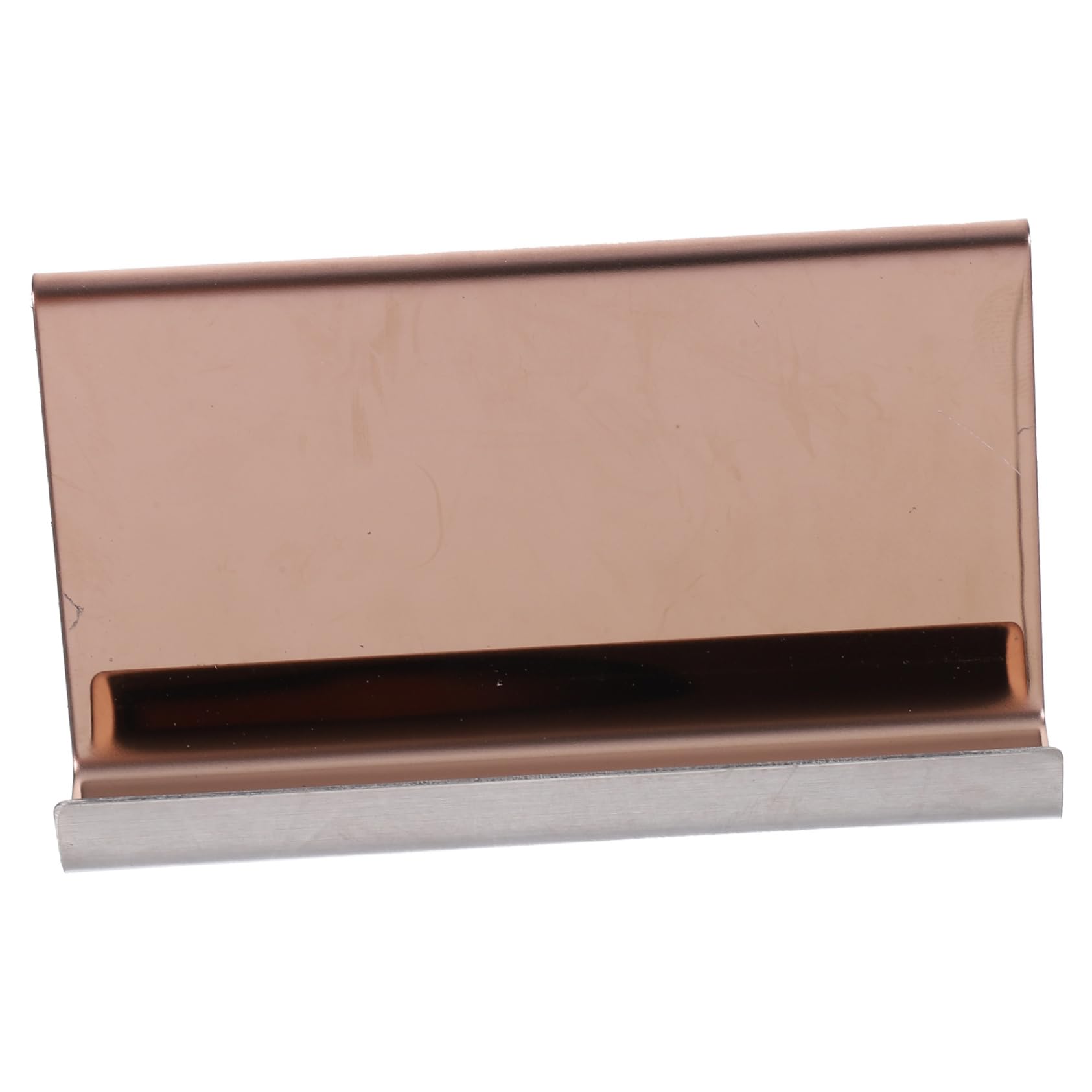 Housoutil 5 Pezzi Biglietti Visita Inossidabile con Design Elegante per Esposizione Biglietti Visita per Ufficio Organizza e Rendi Ordinato Lavoro