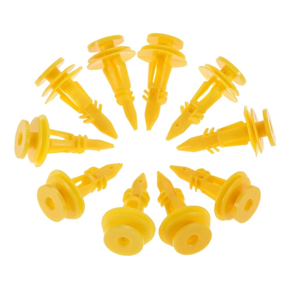 GLBMLMTHZP 10 Pcs Nylon Car Tail Door Panel Clip Retainer 6502991 Fit For Jeep Grand Cherokee Laredo Chrysler Mini Vans