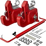 3 Point Quick Hitch Lower Hooks for Category 1 Tractors, Quick Hitch System with Stabilizer Bar, Compatible with Cat 1 Tractors for Farm Implements, Mowers, Plows, Tillers, Ideal for Small Farms