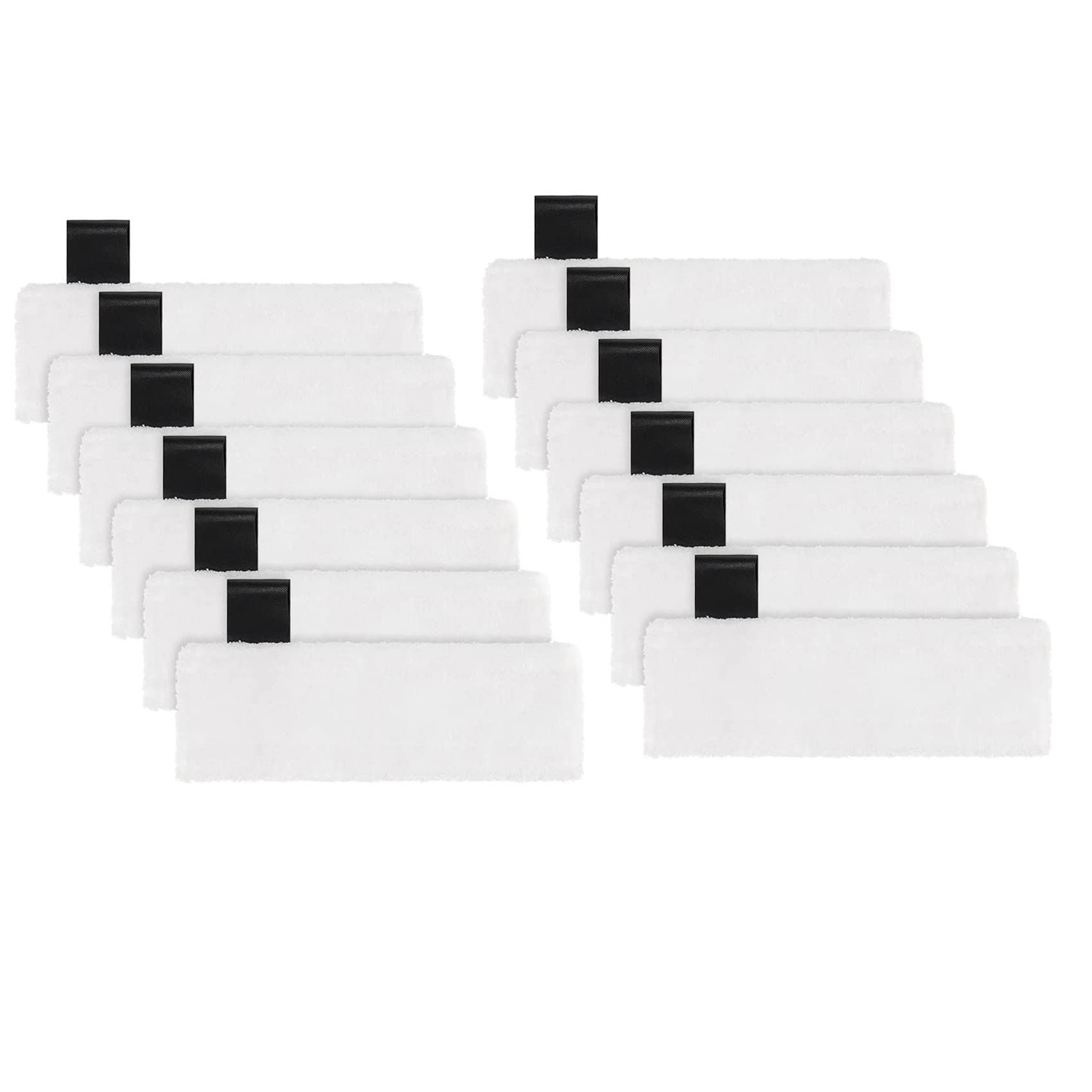 Hndhbfgrt 12 Pack Microfiber Mop Cloths Compatible with EasyFix SC2, SC3, SC4, SC5 Steam Cleaners