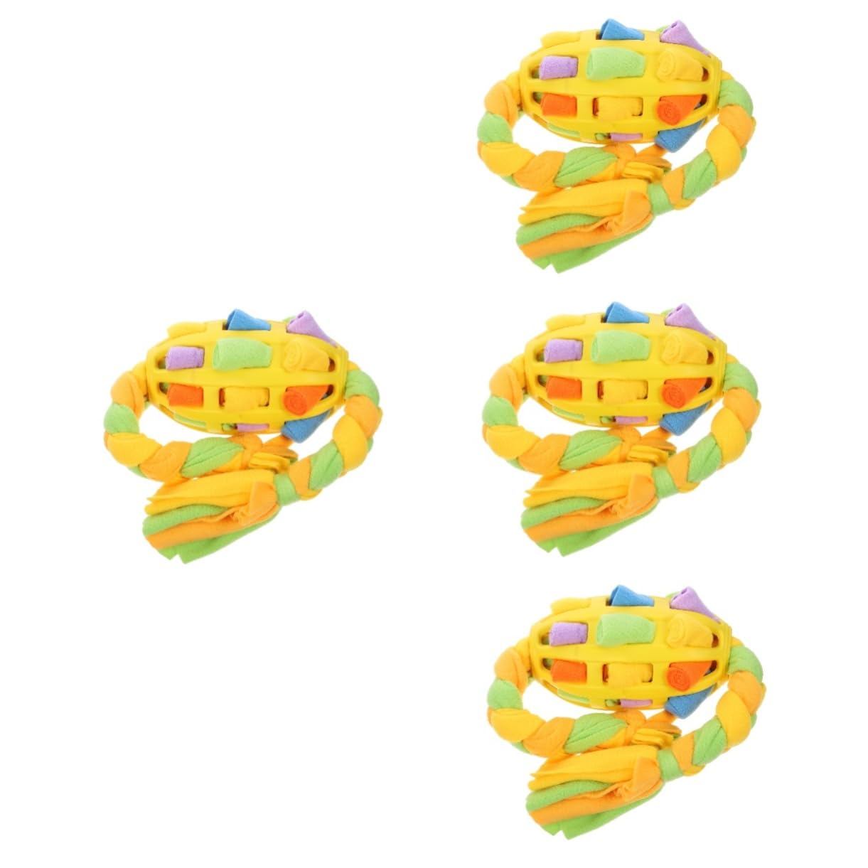POPETPOP Lot De 4 Jouets Interactifs À Renifler pour Chien Distributeur De Nourriture pour Chiots Jouet pour Le Bien-être Mental