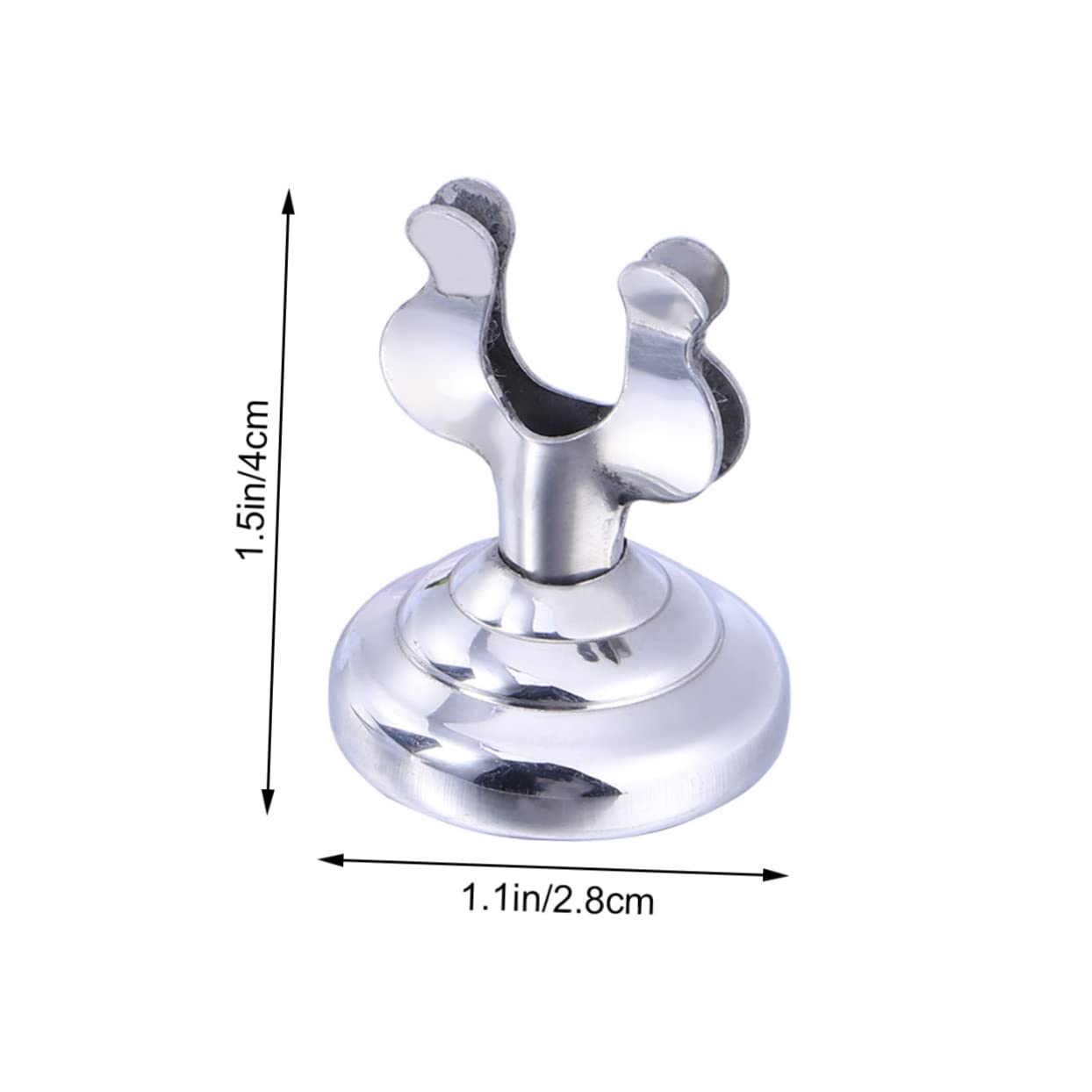 NAMOARLY Stylish Tuning Fork Stainless Steel Menu Holders 2 Pack Place Card Holders for Events Banquets