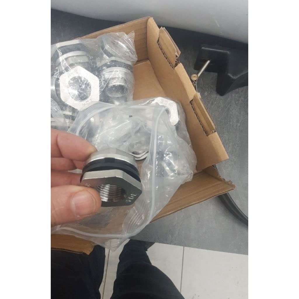 Conector de Manguera Conectores de Manguera de conexión de tubería de Acero Inoxidable 304 con Rosca Hembra BSP, for acoplador Adaptador de Conector de Tanque de Agua(1")