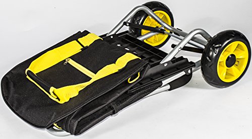Image of dbest products Trolley Dolly Shopping Grocery Foldable Cart Storage Mom, Sunflower