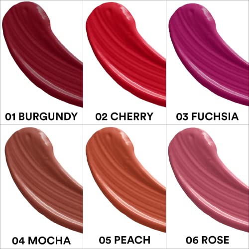 Image of SUGAR POP Liquid Lipstick - 02 Cherry (Red) - 2.5 ml - Velvet Matte Texture, Non-drying Formula, Transfer Proof, Long Lasting, Rich Hydrating Pigment l All Day Wear Lipstick for Women
