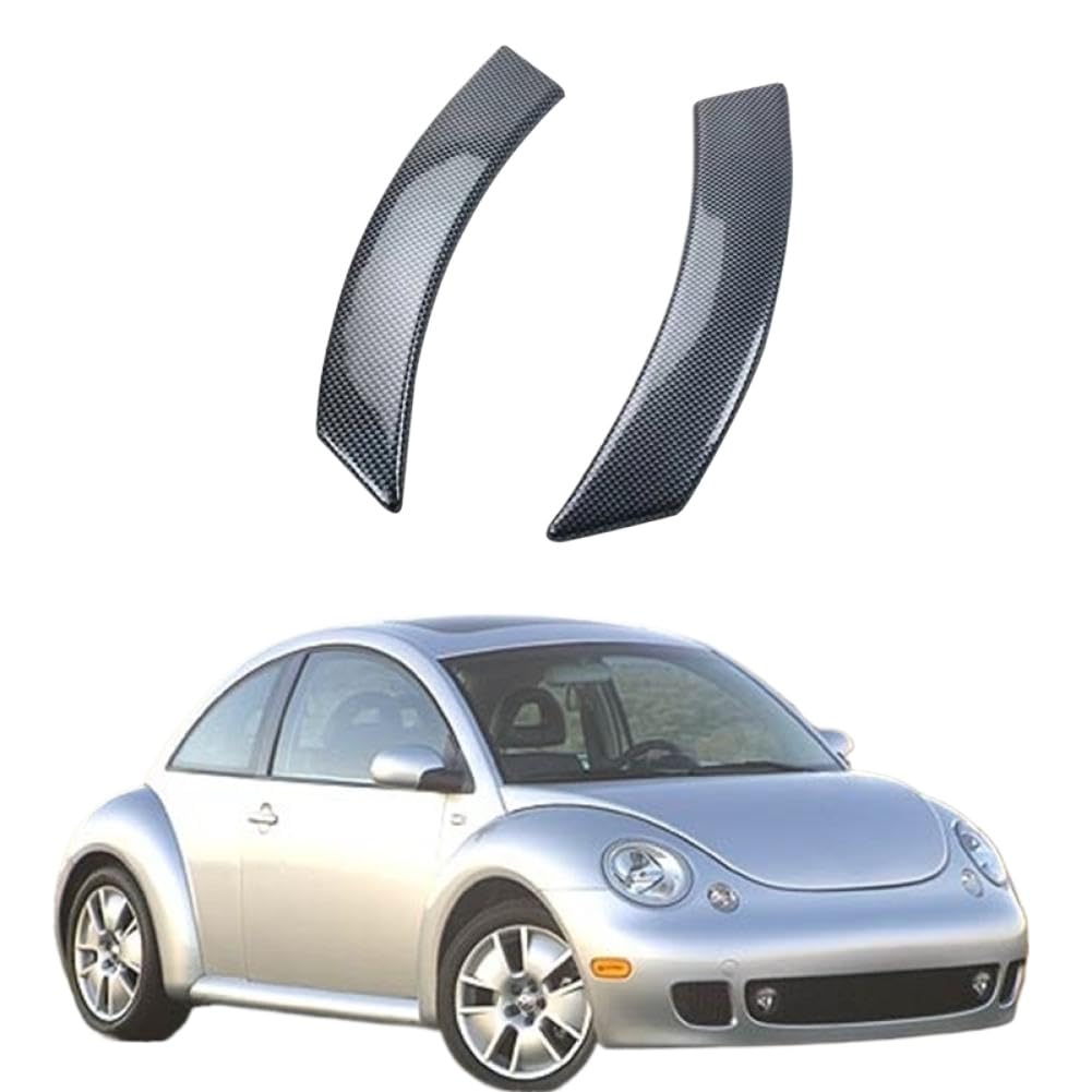 Rivestimento protettivo per maniglia interna della portiera in ABS in fibra di carbonio, compatibile con Beetle (auto) (auto) 2003-2010