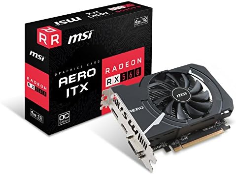 MSI Gaming Radeon RX 560 128-bit 4GB GDDR5 DirectX 12 VR Ready CFX Graphcis Card (RX 560 Aero ITX 4G OC)