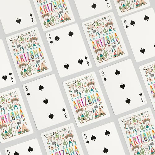 Baraja de Poker Lantern Press Cave Creek Tribal 52 cartas miniatura 4