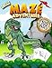 DINOSAUR MAZE ADVENTURE 100 PAGES: Dinosaur Maze Puzzle Activity Book for Kids Ages 4-6 3-8 3-5 6-8 |