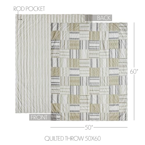 VHC-Brands-Finders-Keepers-Quilted-Throw-50×60-Bedroom-and-Living-Room-Decor-Blanket-Cotton-Finders-Keepers-Collection-Rectangle-60×50-Soft-White VHC Brands Finders Keepers Quilted Throw 50×60 Bedroom and Living Room Decor Blanket Cotton Finders Keepers Collection Rectangle 60×50 Soft White